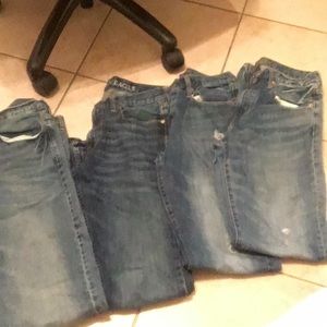 Bundle of four men jeans